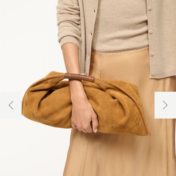 STAUD Ronnie brown suede bag - Picture 3 of 8